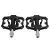 Dual Function Bicycle Pedal Flat Clipless Cleats 3 Sealed Bearings