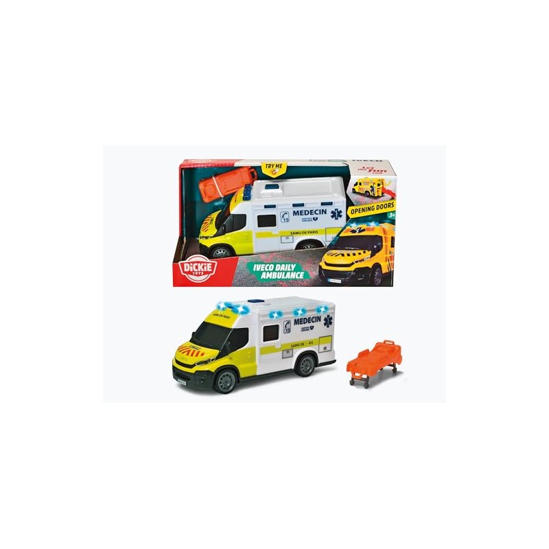 Dickie 203713014002 Samu Ambulance 18 cm - Vehicle Scale 1:18