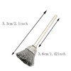 ZZHXSM 15pcs Cup Shape 15mm Stainless Steel Wire Brush Rust
