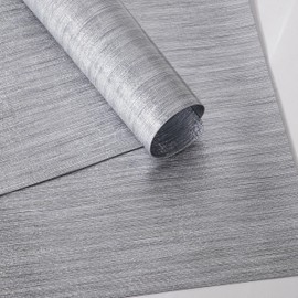 Set of 4 Place Mats 30 x 45 cm Place Mats Non-Slip Washable Heat Resistant Table Mats EVA Tear-Resistant Heat Resistant Place Mats for Kitchen Dining Table Silver, Light Grey