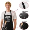 Xtilkmght Funny BBQ Apron for Men with Pockets - Mens