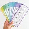 Zwttey 0-12 Multiplication Table Cards Kit, Self-Check Multiplication Flash Cards