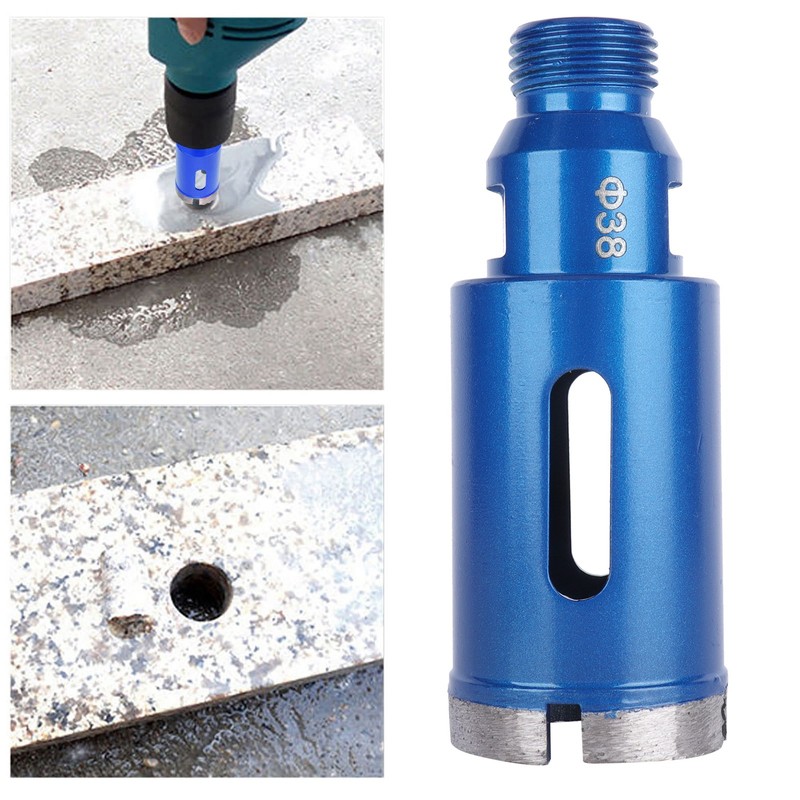 Diamond Drill Bit Drilling Diameter 38mm WearResistant Durable Quick Hole