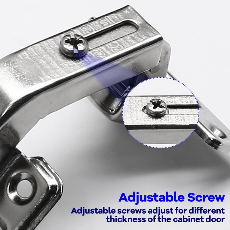 Zorfeter 4 Pack 2 Pairs Kitchen Cabinet Hinges 135 Degree,