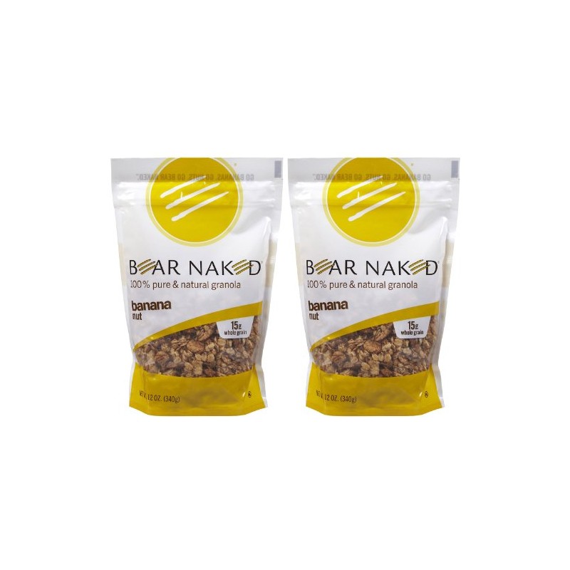 Bear Naked 100% Natural Granola - Banana Nut - 12