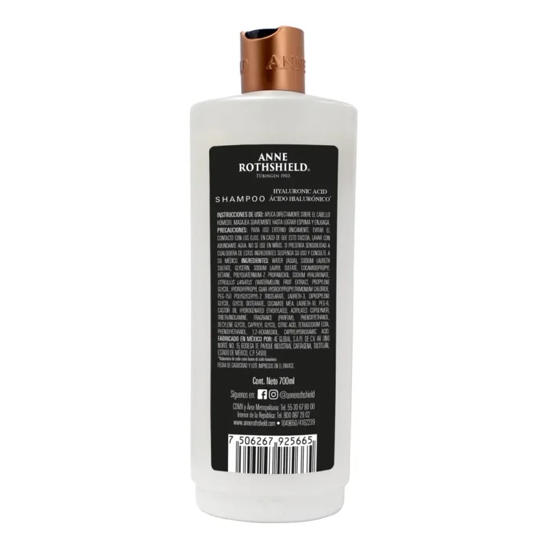Anne Rothshield Shampoo Acido Hialuronico 700ml