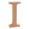VBS Wooden Letters MDF 8 x 1.5 cm Untreated Letter
