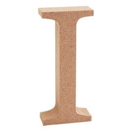 VBS Wooden Letters MDF 8 x 1.5 cm Untreated Letter "I"