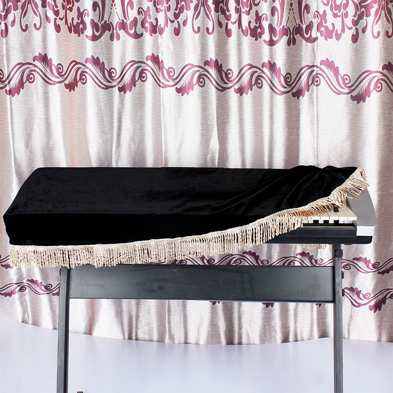 61 Key Flannelette Electronic Organ Anti Dust Cover with Fashion