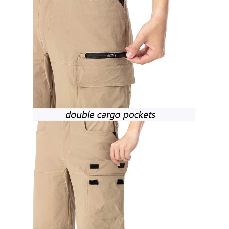 YSENTO Men's Golf Cargo Shorts Relaxed Fit Quick Dry Hiking