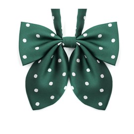 KYULM7 Women's Bow Tie, Stylish, Plain, Rabbit Ears, Daily Style, JK, High School Students, College Students, Working Persons, Cute, green