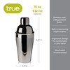 True Black Cocktail Shaker - Drink Shaker for Margarita, Mojito,