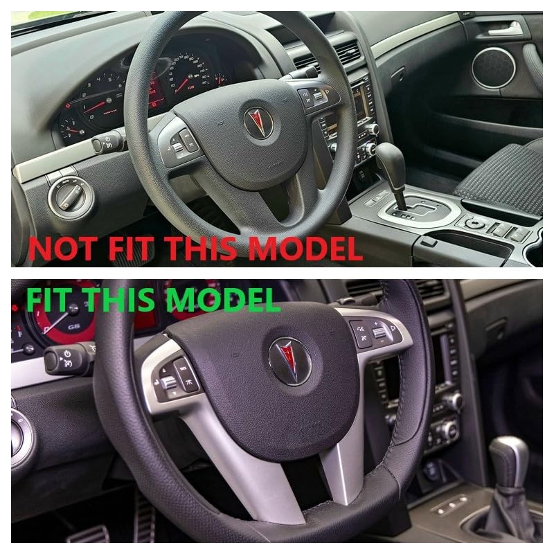 Korlot Carbon Fiber Style Interior Steering Wheel Cover Trim Accessories
