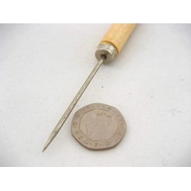 2PCs of Tailor awl Leather Beading Awl Boring Hole Making Repair Pokey Tool Bradel Bradawl
