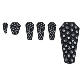 8 Ball Trip - Coffin - Fuel Tank & Fender Decal kit - 6pc Set - for Harley Davidson Sportsters & Other Motorcycles Bobber Custom Chopper