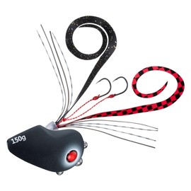 DAIWA Hongfang Current Brake Trinity Beta Lure, 7.1 oz (200 g), Stealth Black