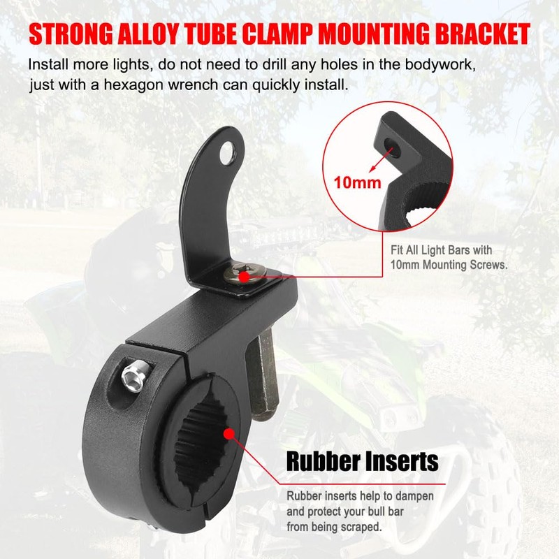 Dirt Bike Light Bar Kit USB switch + Mounting Bracket