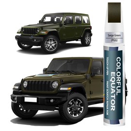 PGG Sarge Green Touch Up Paint for Jeep, Car Paint Pen Scratch Repair Two-In-One Touch Up Paint, Premium Car Scratch Remover for Deep Scratches
