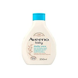 Aveeno Baby Daily Care Body and Hair for Sensitive Skin Sulphates and Paraben Free 250ml