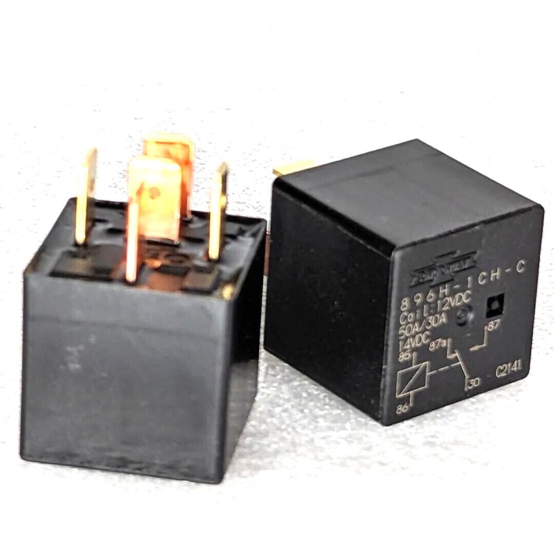 High Power Mini Relay, 50A, 12VDC, SPDT, 896H-1CH-C-12VDC