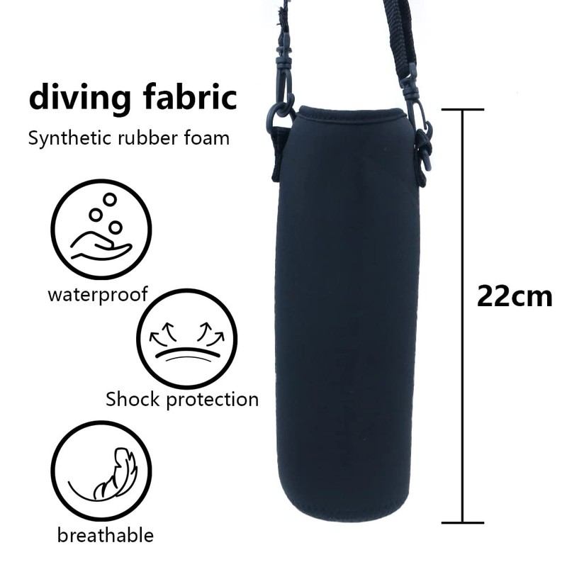WANGCL 2pcs Water Bottle Carrier Insulated Cover Bag Pouch Holder