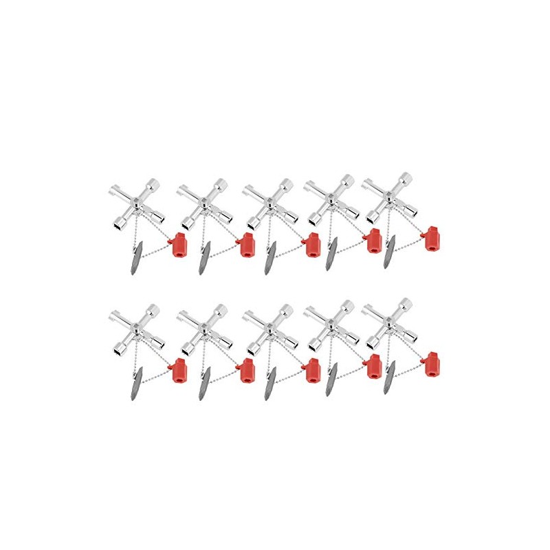 Llave de llave cruzada, 10 piezas de llave cruzada gabinete
