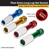 Titan 21121 1/2-Inch Drive x 21mm Non-marring Impact Extra-Long Lug
