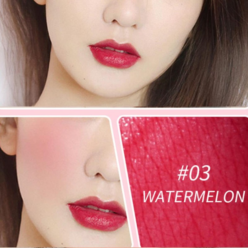 3 in 1 Lip and Cheek Colour, Liquid Mini Lipstick,