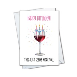 The Cardtel Funny Birthday Cards for Women, Humor Drinking Birthday Card for Sister, Tequila Shots Card for Best Friend, Daughter, Birthday Gifts Her (Shots)
