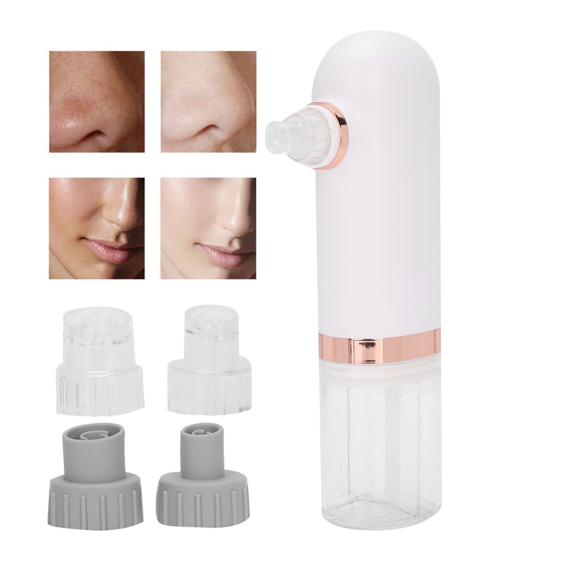 Small Bubble Pore Cleaner 4 Suction Head Electric Blackhead Removal