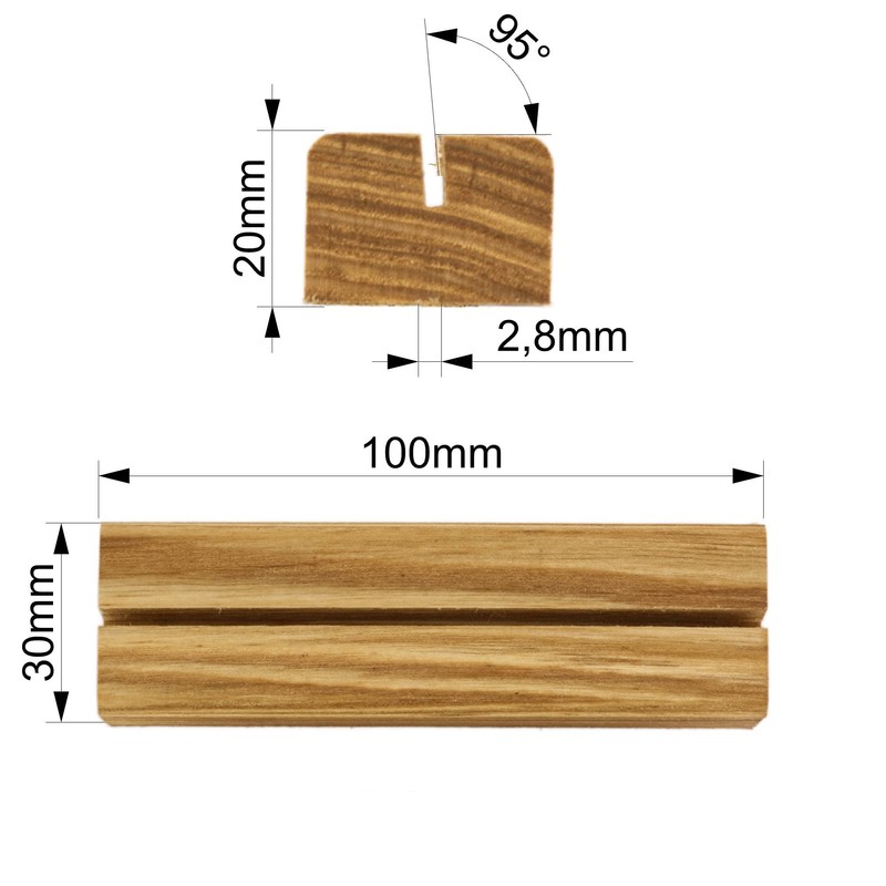 holzkin Photo Holder/Picture Holder/Card Holder - Solid Wood - Various