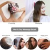One-piece Silicone Scalp Massager Shampoo Brush Hair Wash Scrubber, Pink