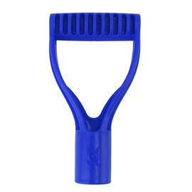 Snow Shovel Handle, Easy to Install Plastic Shovel Handle Replacement D Grip for Yard (Blue)