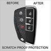 QBUC for Chevy Key Fob Cover with Keychain Soft TPU