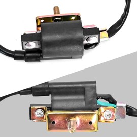 Zreneyfex 12 V Ignition Coil for 50cc 70cc 90cc 110cc 125cc ATV Scooter Moped Go Kart Dirt Bike