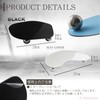 C.Yullyhime 香水置き 香水 収納 小物置き 楕円形アクリルトレー 光沢ブラックミラーエッジ コスメ アクセサリー収納 インテリア
