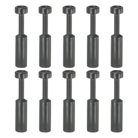 PATIKIL 1/4" Push to Connect Fitting Plug, 10 Pack Pneumatic Air Fittings, Plug Cap Style, Blanking Plugs for Air and Water
