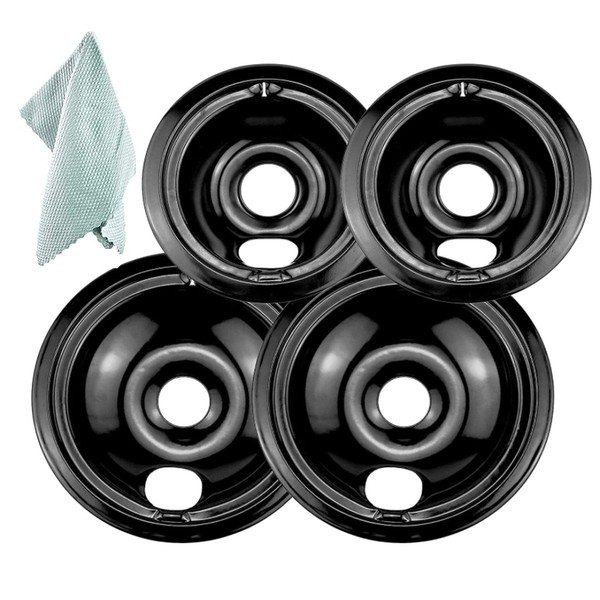 WB31M20 WB31M19 Range Cooktop Porcelain Drip Pans Replacement for G*E