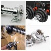 Unbranded 4 PCS Barbell Lock Collars Dumbbell Clips Iron 2.5x2.5x3cm