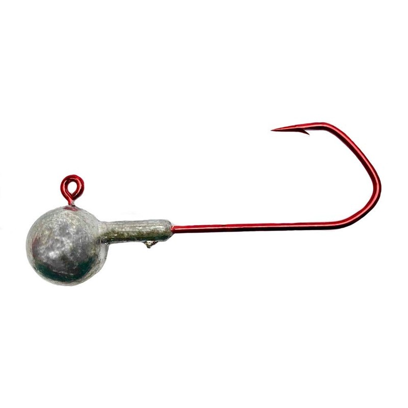 Adrenalin-Fishing Lead Head Hooks Round Head Size 2/0 in 5g