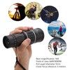 16x52 Monocular Telescope High Refractive Index BAK4 Prism High Power