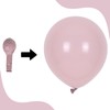 Dusty Pink Balloons, 50pcs Blush Light Pink Double Stuffed Pearl