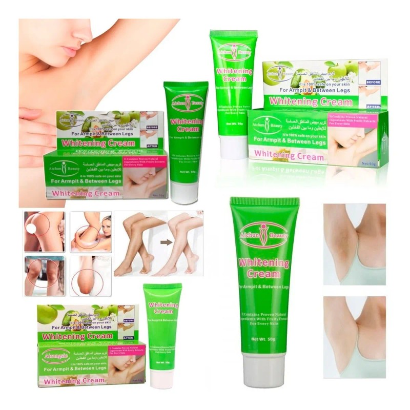 Crema Aclaradora Axilas Codos Rodillas Aichun Beauty Full