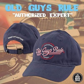 OLD GUYS RULE Gorro de experto autorizado, marino, Talla única