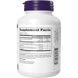 Webber Naturals Collagen30 with Hyaluronic Acid, Bioactive Collagen Peptides, 180 Tablets, Helps Reduce Eye Wrinkles and Fine Facial Line, Non GMO