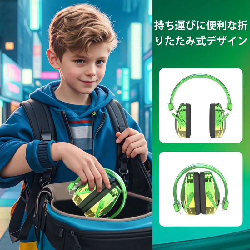 QearFunXD Earmuffs for Children, Soundproofing, Sound Insulation, Hearing Protection, Hearing