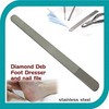 'Sanguine Diamond Deb Foot Dresser and Diamond Deb Nail File – Steel, High Quality, , ,