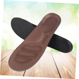Anneome Thick Shock-absorbent Insoles for Men and Women Breathable Sports Foot Pads with Arch Support for Running Jumping Hiking s Brown