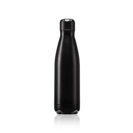 Bulk Insulated Stainless Steel Water Bottle, Jet Black, 500 ml