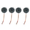 4Pcs H7 Bulb Socket Headlight Lamp Adapter Connector Wiring Harness
